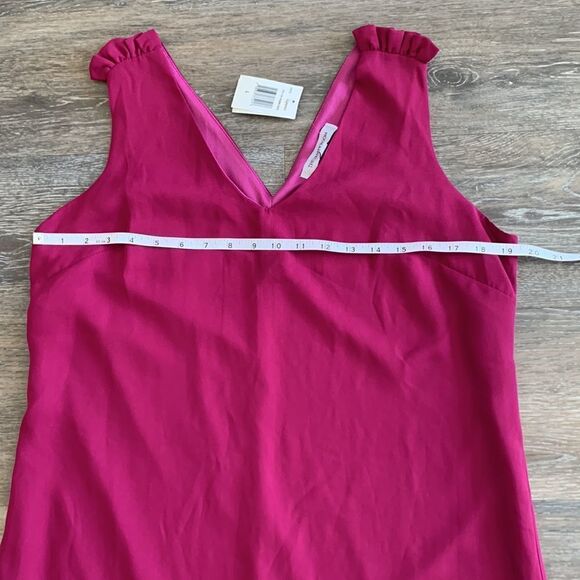 The Vanity Room A-line v-neck sleeveless dress sz large - Picture 7 of 10